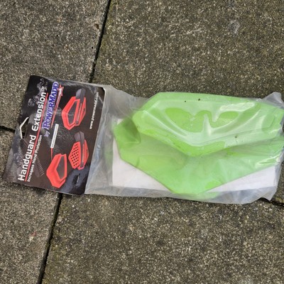 Powermadd Handschutz Verlängerung Quad/ATV/Motorrad grün