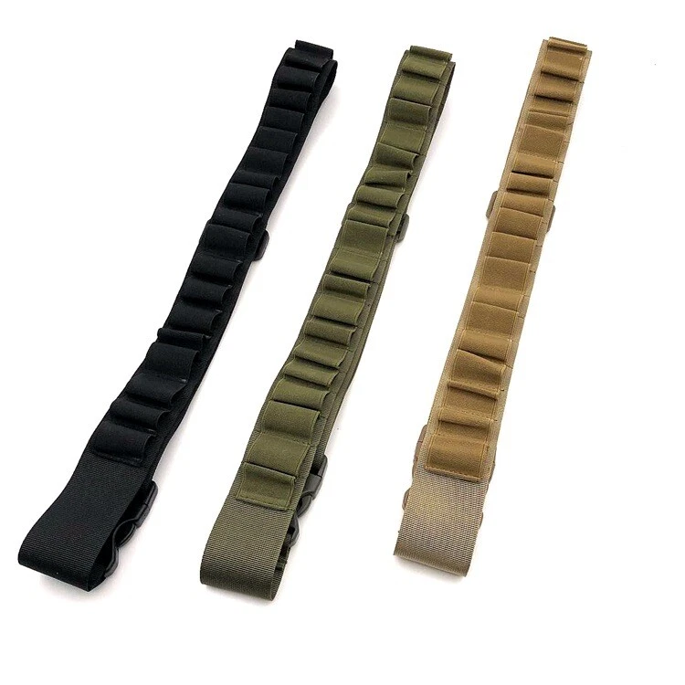 Tactical Hunting Shotgun 29 Shell Holder Cartridge Ammo Belt Sling 12G Bullet - Image 3 of 4