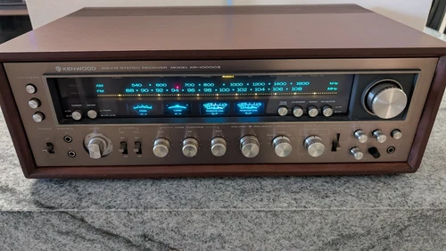 Kenwood KR-10000 II Vintage Stereo Receiver 60w, dual phono inputs.