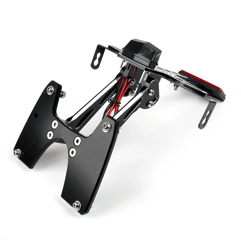 License Plate Holder Bracket with LED Light For Suzuki GSXR 600 750 K6 2006-2007 Foto 2 de 4