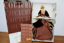 NIB 1996 COUTURE BARBIE Portrait in Taffeta 1st in Serie Mattel w/ Box & Shipper