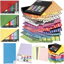 A4 Premium Kraft Happy Creative Pastel Cards Paper Foams Double Sided Choose