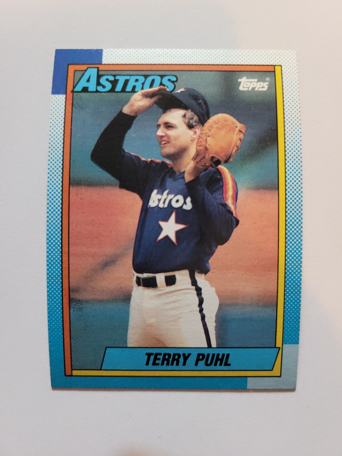 1990 TOPPS TERRY PUHL #494 NM