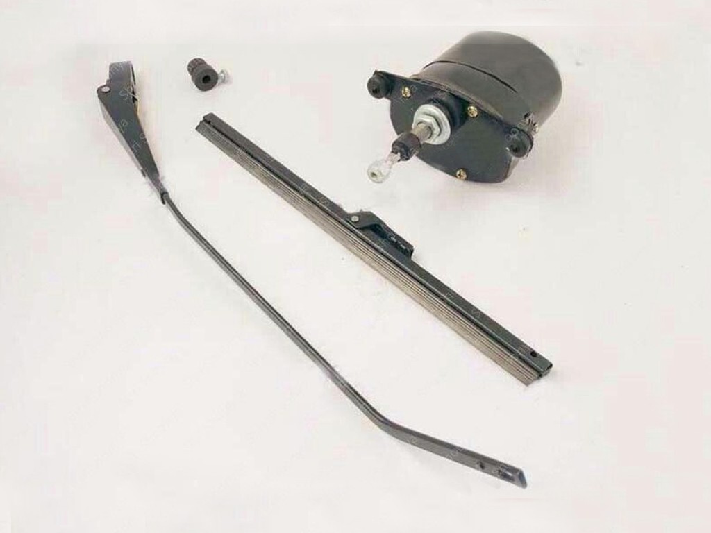 Windshield Wiper + Motor Kit IN 12 VOLT FIT FOR WILLYS JEEP