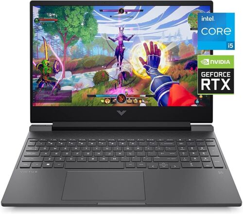 HP Victus 15.6 FHD Gaming Laptop i5-12500H 32GB 1TB RTX 3050 Backlit KB - Picture 2 of 11