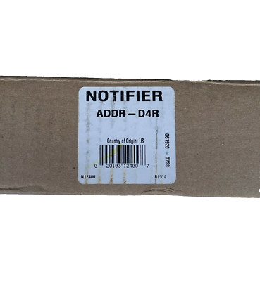 Notifier  ADDR-D4R - Same Day Shipping (SEALED)