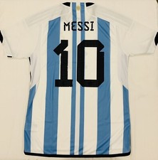 Adidas Argentina FIFA World Cup 2022 Home Soccer Jersey #10 MESSI - Size Large