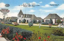 Wichita Falls Texas Motor Inn Vintage Postcard AA29405