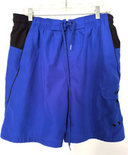 Speedo Swim Trunks Men's Size Medium Mesh Lined Drawstring Elastic Above Knee