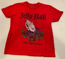 Jelly Roll Ain t No Saving Large Red Preowned L