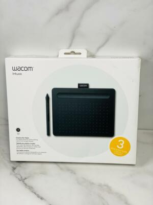 Wacom Intuos S Wireless Drawing Graphics Tablet - Black NIB