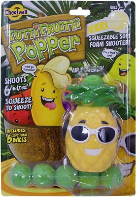 Cheatwell Games Kunststoff Ananas Weichschaum Ball Popper gelb und grün