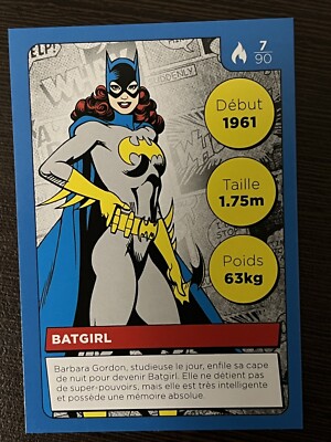 Auchan Batgirl DC Karte Nr.7
