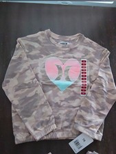 Hurley Youth Kids 2 Piece Long Sleeve  Pant Set Jogger Sweats Chamo Size 7/8