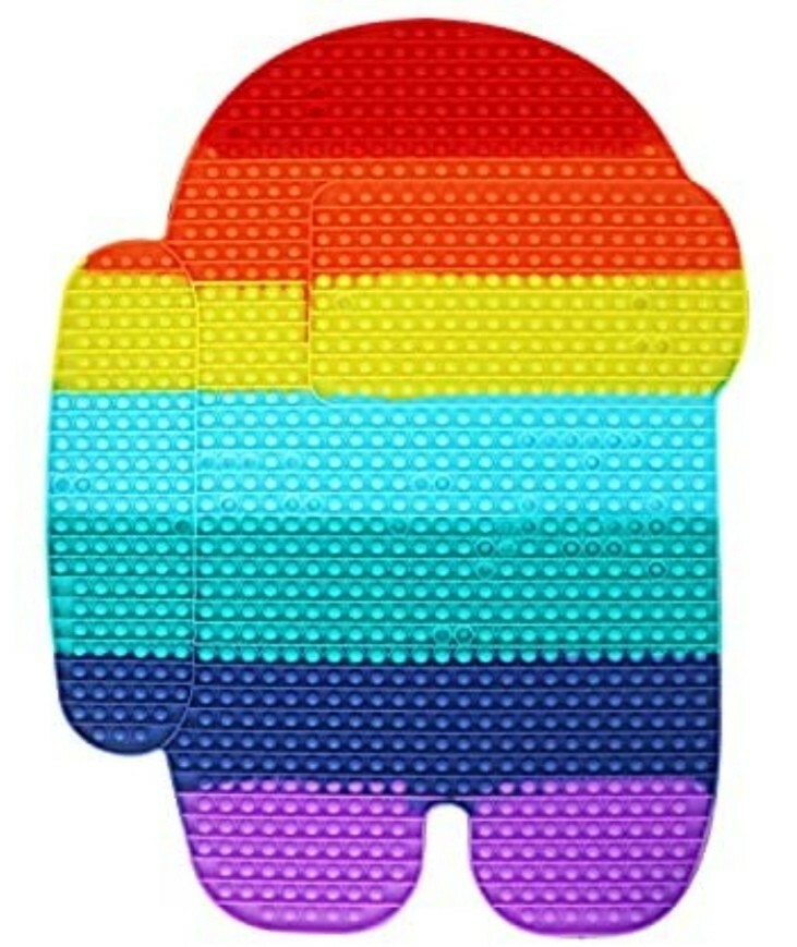 pop it gigante among us 1000,pop it gigante among us,among us arcobaleno  pop it