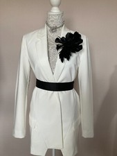 ARMANI EXCHANGE white tuxedo  jacket  blazer    small  UK 12 EUR 38