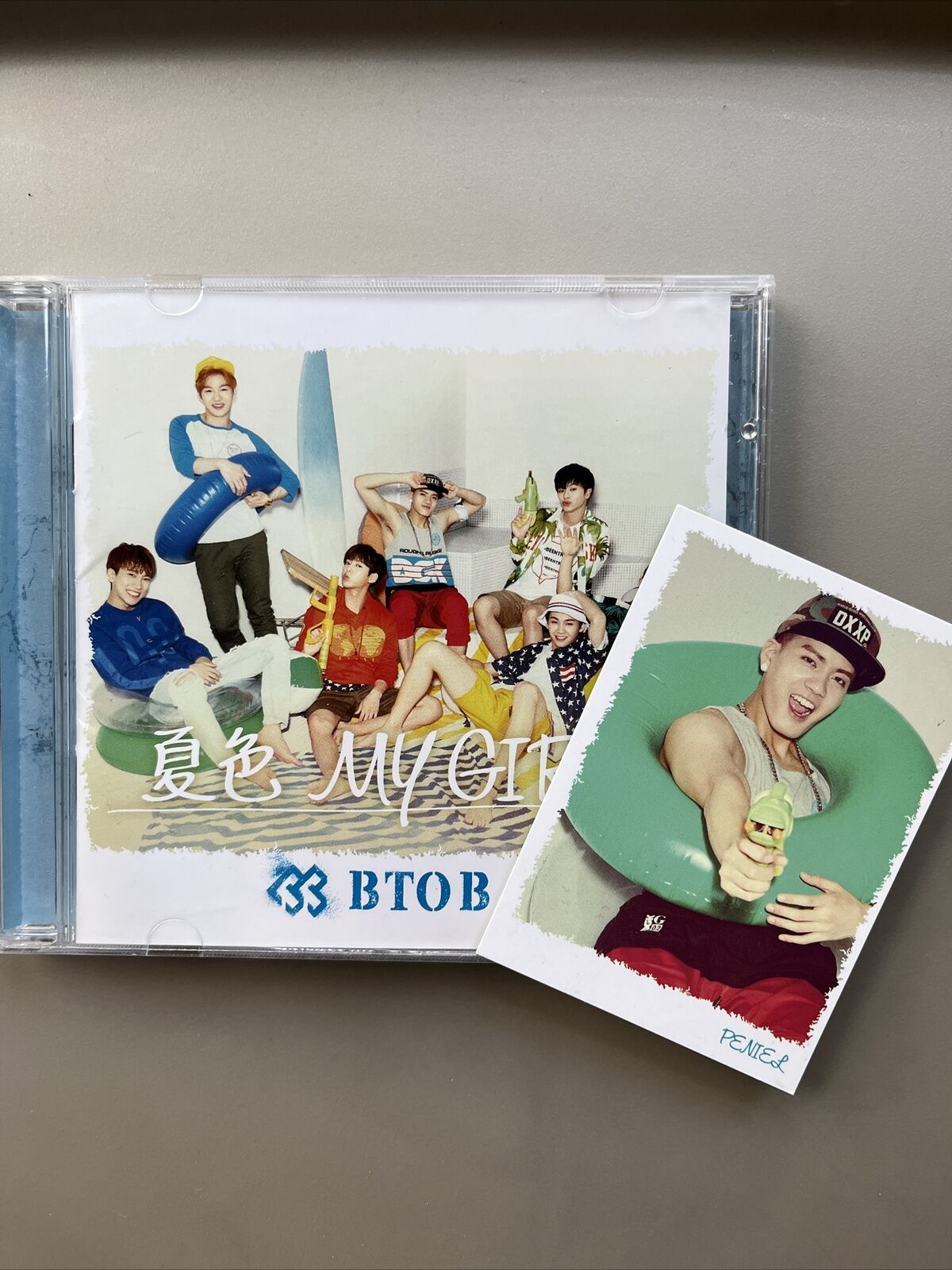 BTOB - 夏色 MY GIRL Japanese Single Album [Type A] Peniel Photocard