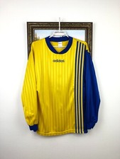 Vintage 90's Adidas Football Template Shirt Long Sleeve Soccer Jersey Trikot L