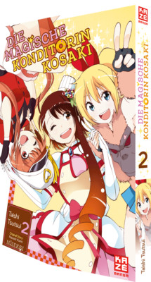 DIE MAGISCHE KONDITORIN KOSAKI, Manga 1-4, KAZE/Crunchyroll, Deutsch, NEU