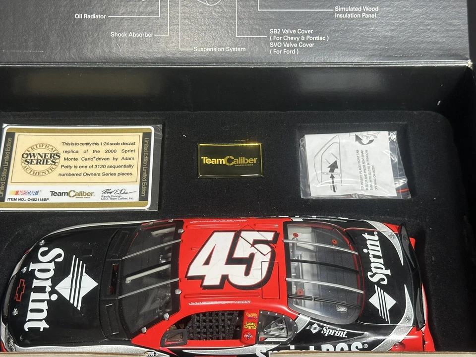 ADAM PETTY #45 Sprint PC 00 Chevrolet MC Winston Cup debut TCOS Nascar diecast Foto 4 de 4