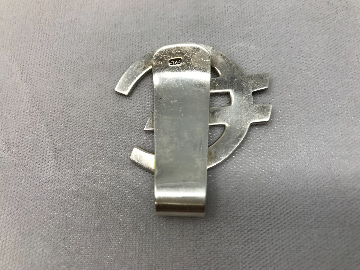 Sterling Silver Euro Money Clip | eBay