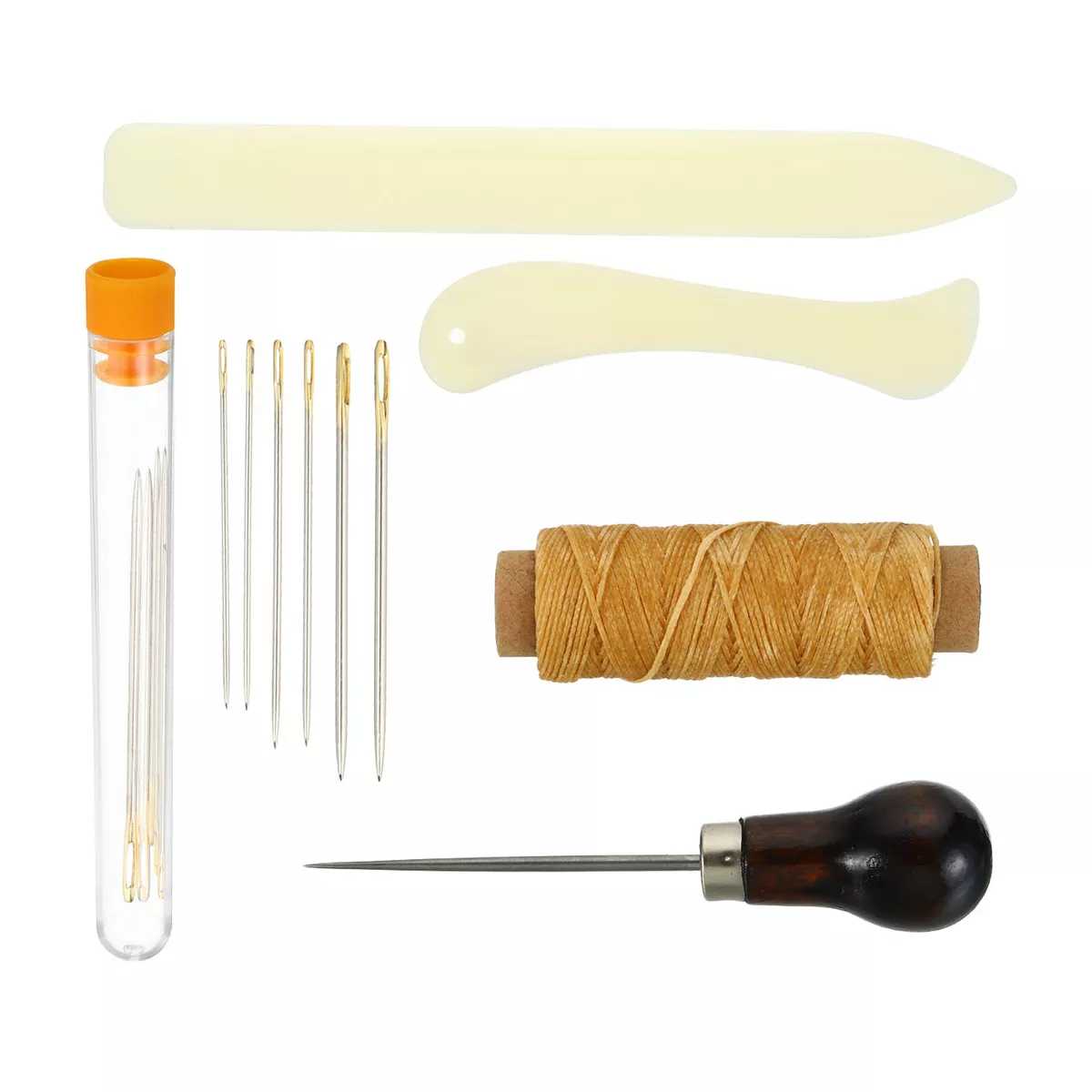 Bookbinding Kit, 11 Pieces Bookbinding Supplies Hand Book Binding Tool