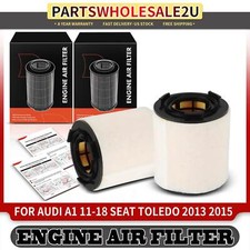 2pcs Engine Air Filter for Volkswagen Vento Polo Audi A1 Seat Ibiza 6R0129620A