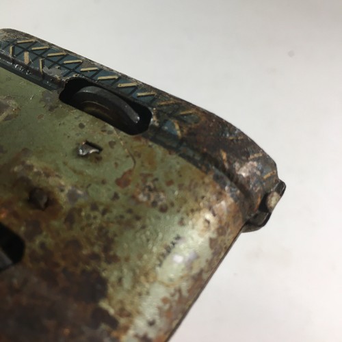 VINTAGE JAPAN TIN LITHO M105 TANK FRICTION TANK 3” - Picture 7 of 7
