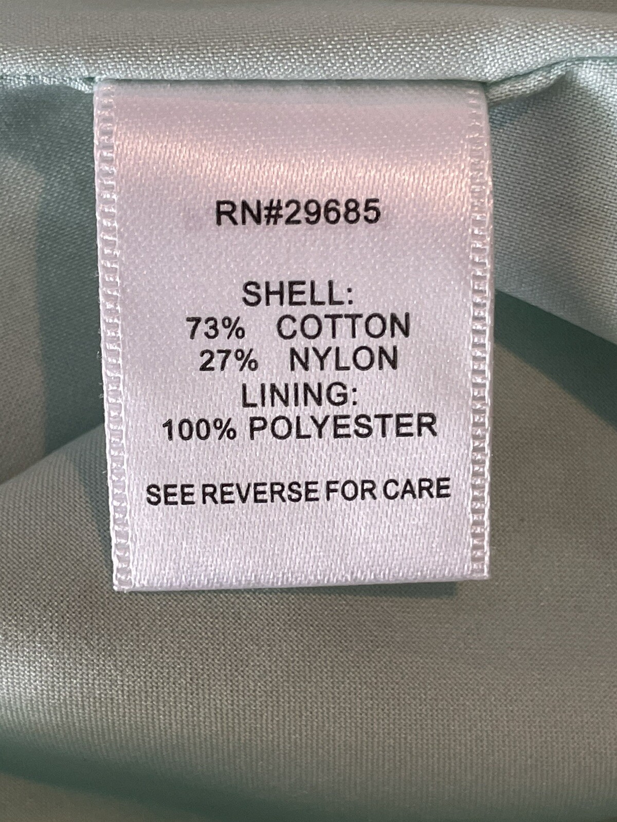 Pendleton 8P Mint Green Leaf Lace Overlay Cotton … - image 10