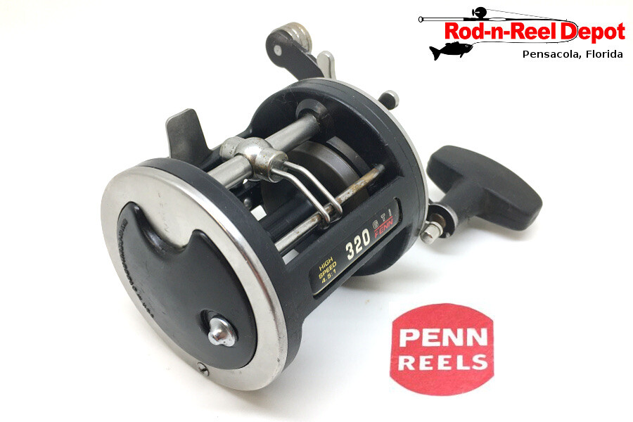 Penn 320GTi HS Star Drag Level Wind Reel - USA Made - Used