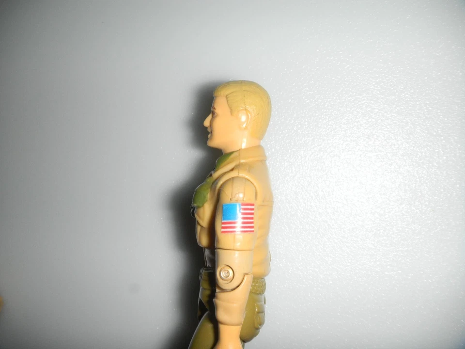 G.I. 1983 Pegatina de bandera y tarjeta de archivo sin cortar GI Joe Mail Away Duke v1 *100 % completa Foto 4 de 4