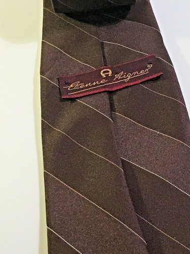 etienne aigner Tie 3 Inches Wide 56 Inches Long - Picture 4 of 5