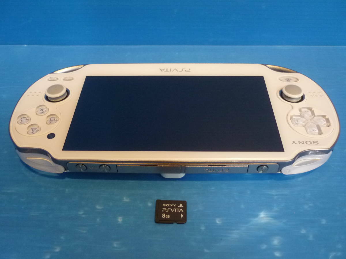 PS Vita 3G / Wi-Fi Model Crystal White PCH-1100 AB02 with PS Vita 3G / Wi-Fi Model Crystal White PCH-1100 AB02 with