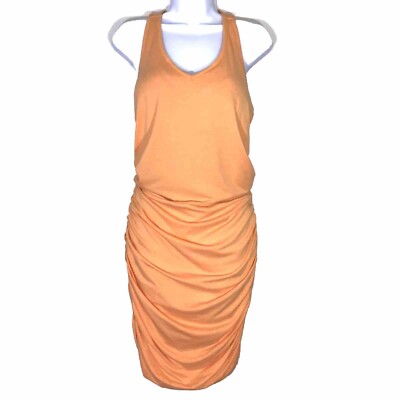 ruched racerback tank dress Ribbed Racerback Tank Midi Dress Gray