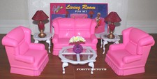 NEW GLORIA DOLL HOUSE FURNITURE NEW LIVING ROOM 9704