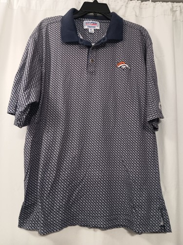 NFL Polo Shirt Adult XL Pro Line Starter Denver Broncos Short Sleeve