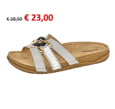 Zeffirino ciabatta bassa aperta fascia catena DONNA grigio CSER200300A3S