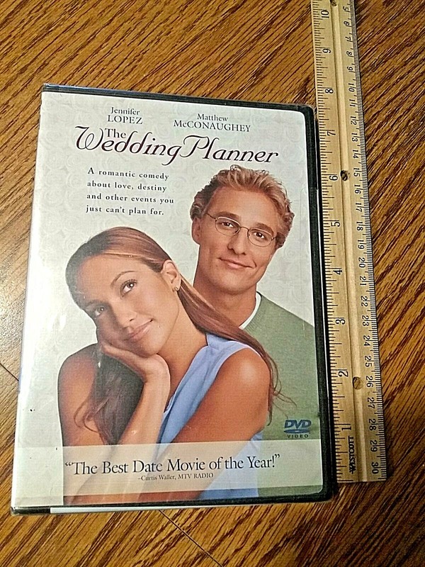 The Wedding Planner DVD BRAND NEW, NEVER OPENED, J-Lo, Matthew McConaughey !!!!!