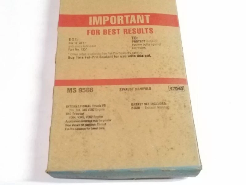 Conjunto de junta coletora de escape Fel-Pro MS 9566 - Imagem 3 de 3