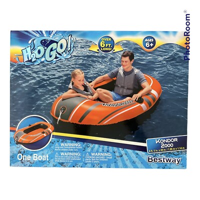 Bestway H2O Go 6 ft. 5 in. x 45 in. Kondor 2000 Inflatable Boat