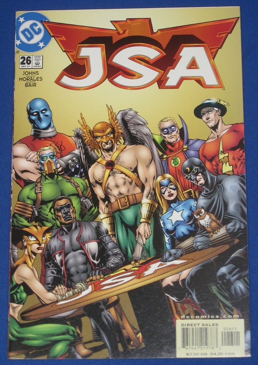 JSA #26 Comic Book 2001 Stargirl Hawkman Atom Justice Society of America  Johns