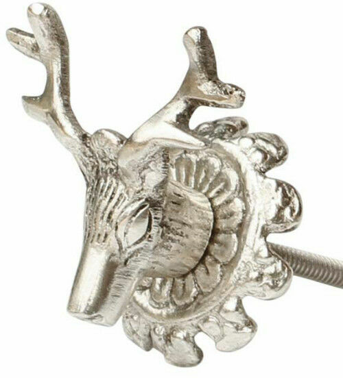 Deer Head Knobs Dresser Drawer Pulls Furniture Hardware Closet