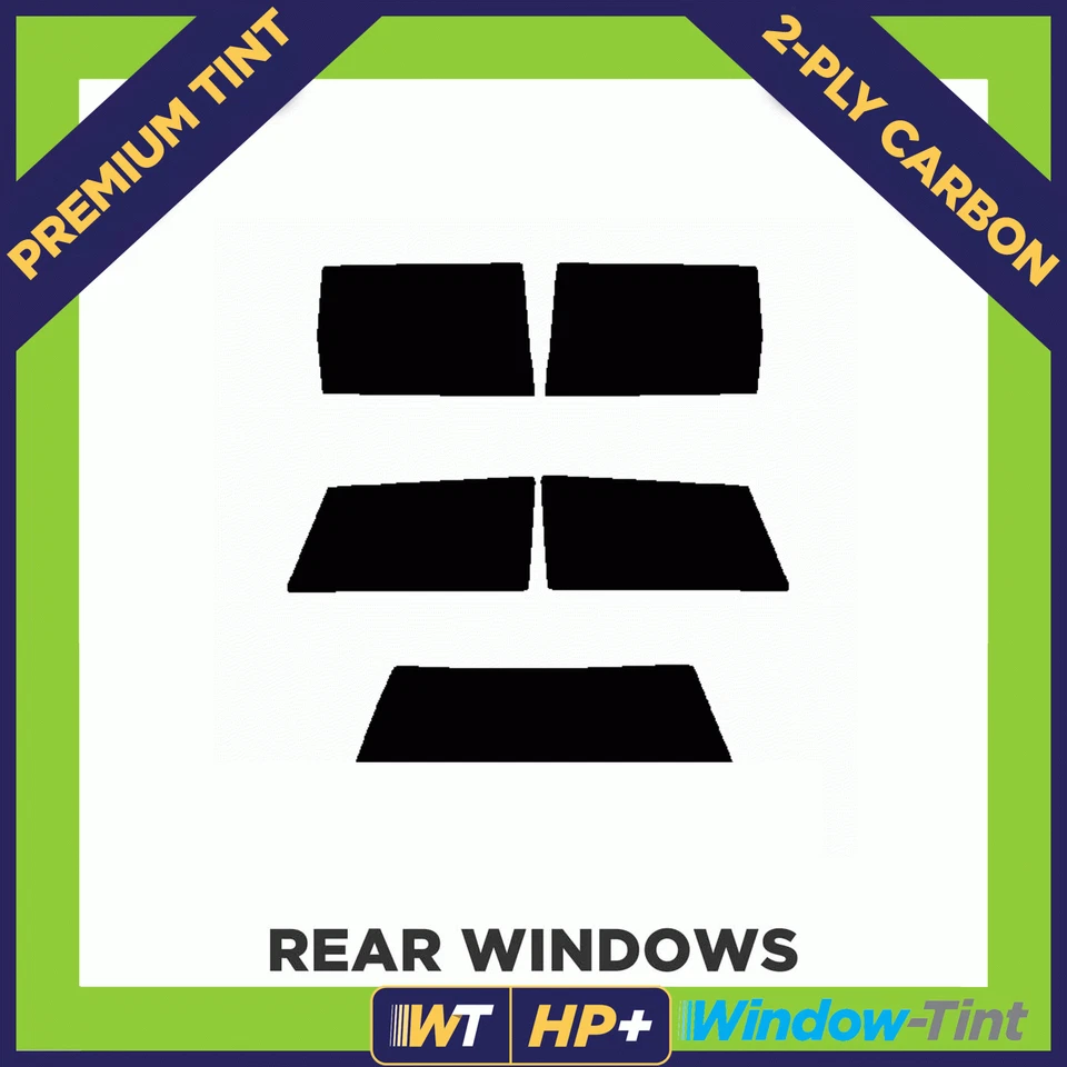 For VW Passat Estate 96-05 (B5) Carbon Pre Cut Window Tint 20% Dark 2-ply HP+ - Image 2 of 4