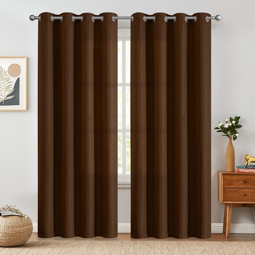 1 Panel Blackout Darkening Superior Quality Curtain Grommet Thermal Panel - Picture 15 of 126
