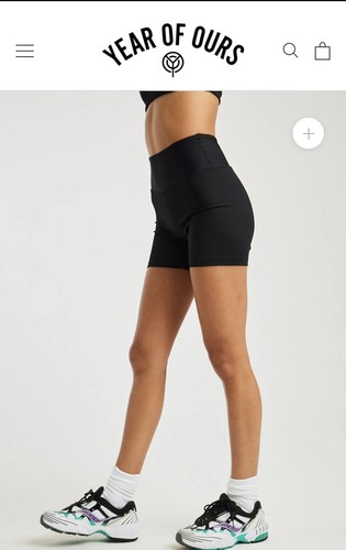 Year Of Ours Volley Shorts Black NWOT XS $75 - Picture 1 of 6
