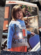 Knitting Pattern - Robin 13633 - Childs  Jumper Thomas the Tank  Engine - 20-28”