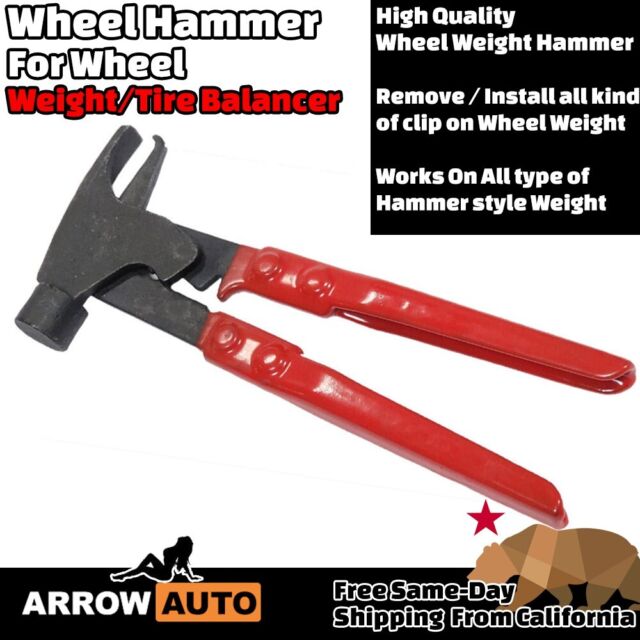 1x High Quality Wheel Weight Hammer/Tire Balancer Install/Removal Tool