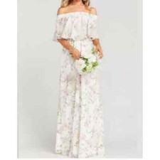 Show Me Your Mumu Floral Hacienda Maxi Dress in Forever Vine Pattern size small