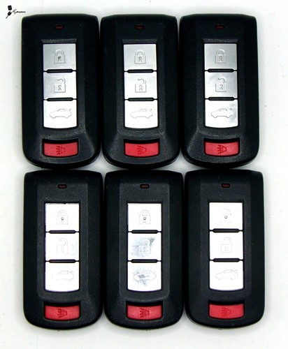 Lotx6 OEM Mitsubishi Lancer 2008-2018 Smart Key Remotes TESTED OUC644M-KEY-N