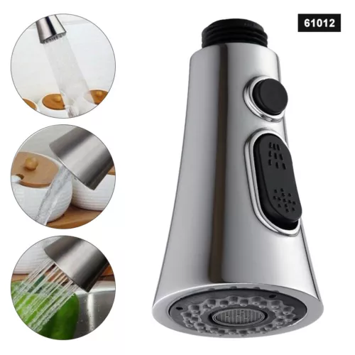 Kitchen Tap Pull Out Spray Head Replacement Faucet Sprayer Mixer Shower Head - Picture 8 of 14